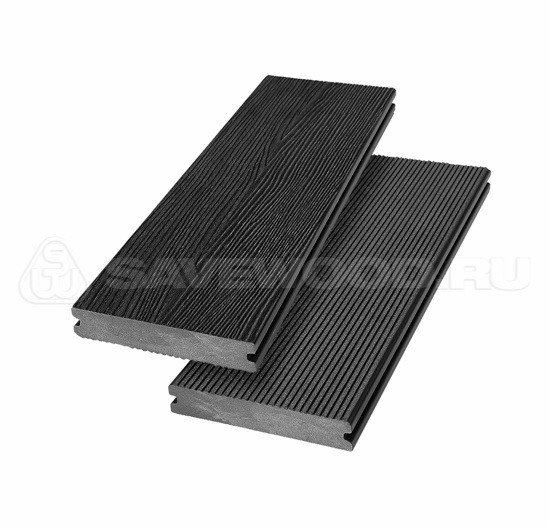 Террасная доска SW Abies (R) - радиальный распил Черный купить в Гагарине