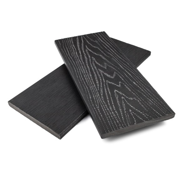 Заборная доска ДПК NanoWood Nature 3D полнотелая Антрацит купить в Гагарине