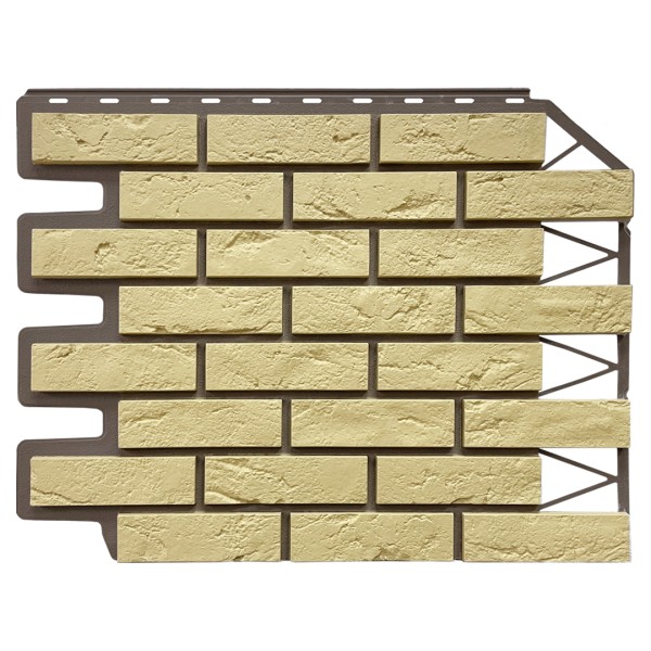 Фасадная панель FineBer, Кирпич Баварский, Песочный купить в Гагарине