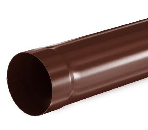 Водосток Aquasistem, система 150/100 - Труба водосточная 3.00м RAL 8017 Коричневый купить в Гагарине