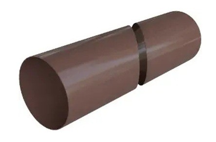 Водосток Альта-Профиль ПВХ – Труба водосточная 3м (коричневый) купить в Гагарине