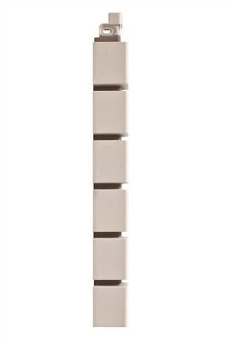 Фасадная панель Наружный угол кирпич клинкерный МАЛЫЙ (белый) 0,46х0,048м купить в Гагарине