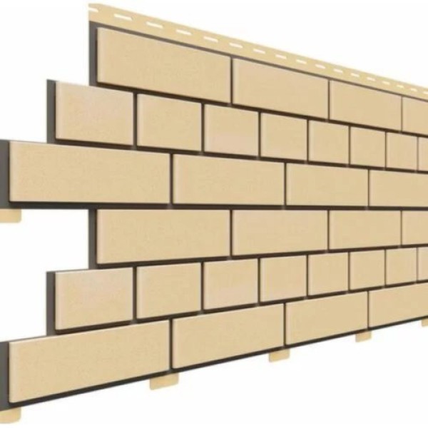 Фасадная панель Доломит Кирпич, Светло-желтый купить в Гагарине