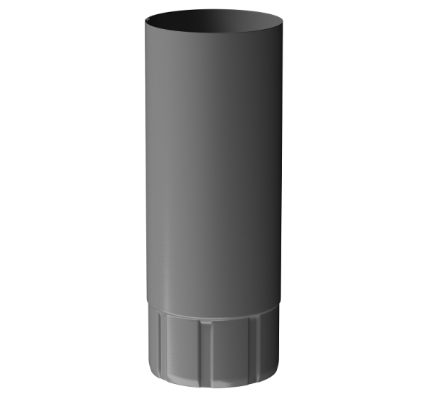 Труба водосточная 3 м D90 Döcke STAL PREMIUM Графит, (RAL 7024) купить в Гагарине