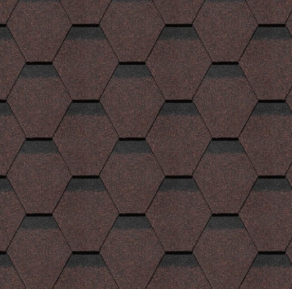 Гибкая черепица Docke, коллекция Шеффилд – Корица купить в Гагарине