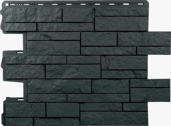 Фасадная панель Альта-Профиль Шотландия Графит купить в Гагарине