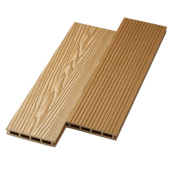 Террасная доска ДПК NanoWood двусторонняя New 3D тиснение + вельвет Орех купить в Гагарине