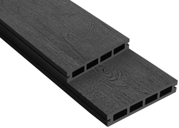 Террасная доска ДПК Outdoor 3D NEVADA/CALIFORNIA черная купить в Гагарине
