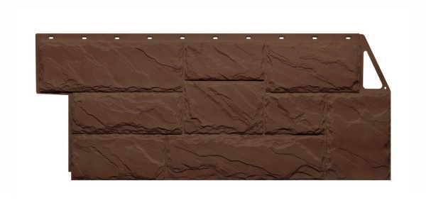 Фасайдинг Серия «Камень крупный» Коричневый купить в Гагарине