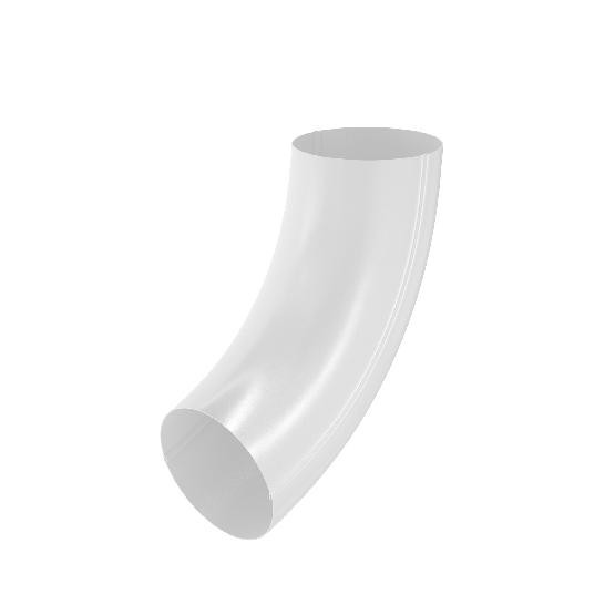 Водосток Aquasistem, система 150x100 - Колено трубы RR 20 Мраморно-белый купить в Гагарине