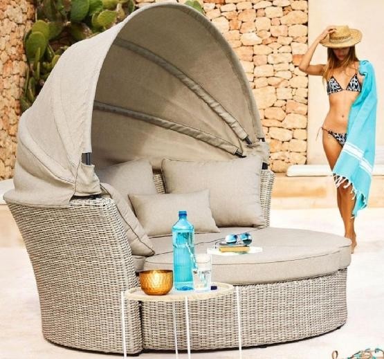 Диван-Трансформер AFINA плетеный из иск. ротанга AFM-325 Beige купить в Гагарине