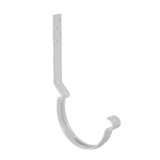 Водосток Aquasistem, система 150x100 - Крюк крепления желоба длинный RR 20 Мраморно-белый купить в Гагарине