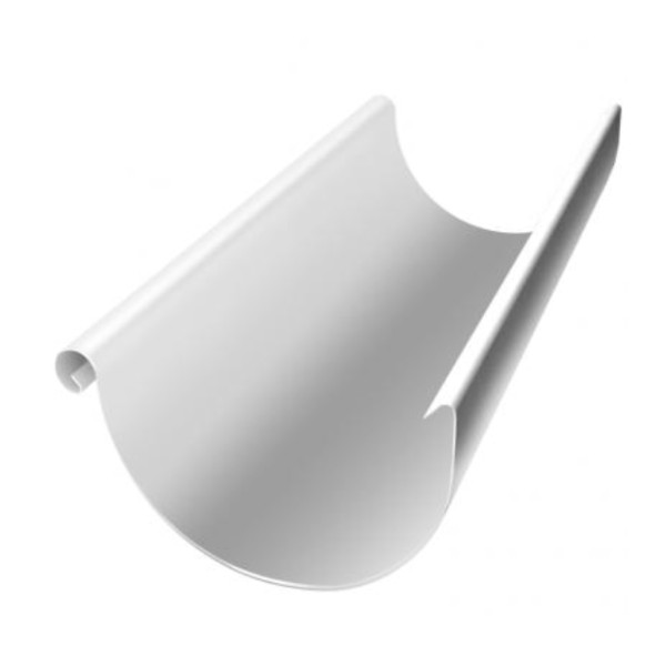 Водосток Grand Line 150x100 – Желоб 3м RAL 9003 купить в Гагарине