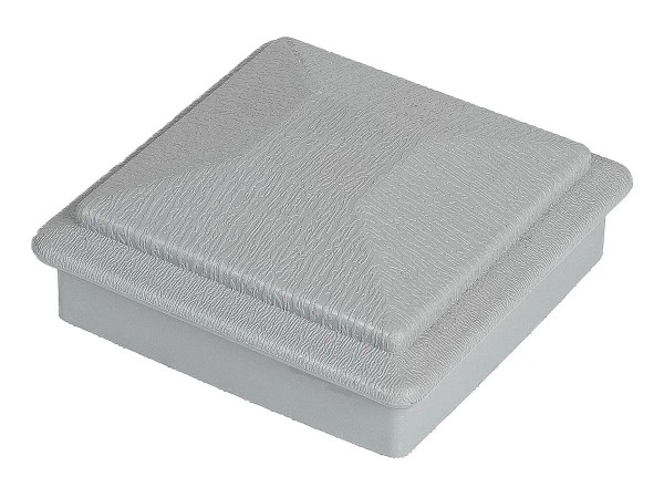 Крышка верхняя фигурная ПВХ для столба Deckart 100х100 Серый купить в Гагарине