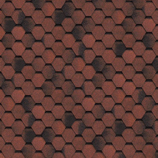 Гибкая черепица Shinglas, серия Финская,коллекция Соната – Красный купить в Гагарине