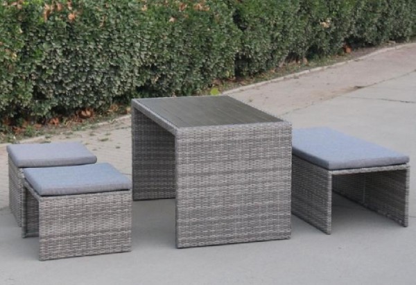 Диван-Трансформер AFINA плетеный из иск. ротанга S330G-W78 Grey купить в Гагарине