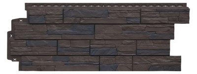 Фасадная панель Grand Line Сланец Элит Орех