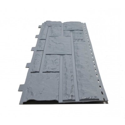 Фасадная панель Доломит, Стандарт, Серо-голубой