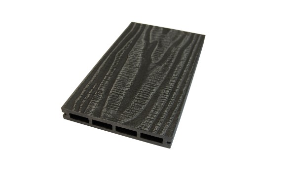 Террасная доская ДПК NanoWood Nature 3D (20мм) пустотелая Графит купить в Гагарине