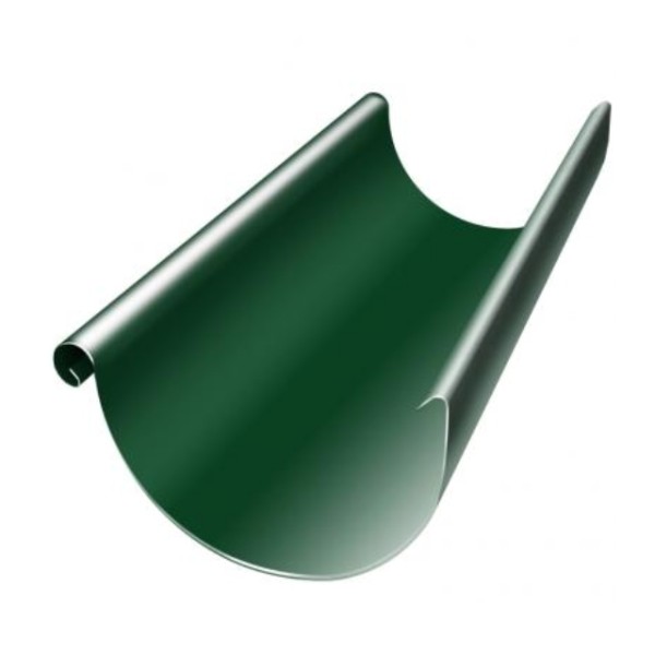 Водосток Grand Line 125x90 – Желоб 3м RAL 6005 купить в Гагарине