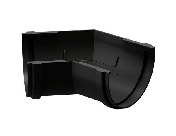 Угол желоба универсал 135˚ Docke Premium ПВХ - Карбон купить в Гагарине