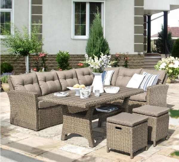 Комплект мебели AFINA плетеной из иск. ротанга AFM-307B Beige купить в Гагарине