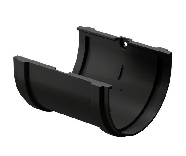 Соединитель желоба Docke Premium ПВХ - Карбон купить в Гагарине