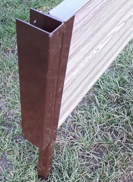 Угловой элемент металл, 90° для доски 300х30 мм Holzhof купить в Гагарине