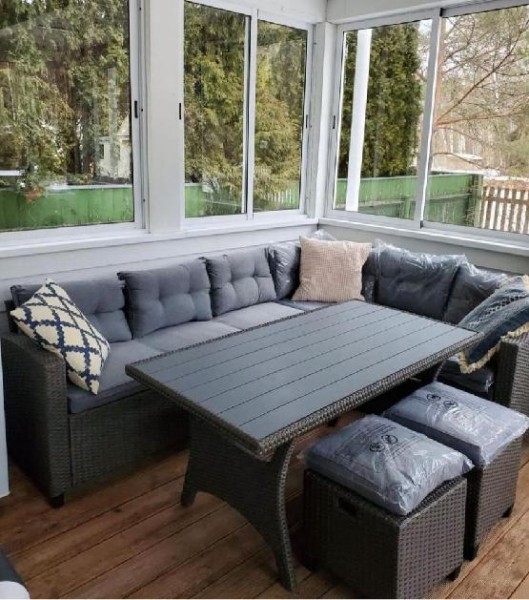 Комплект мебели AFINA плетеной из иск. ротанга AFM-307G-Grey купить в Гагарине