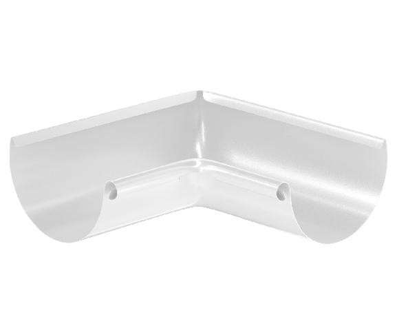 Водосток Aquasistem, система 150x100 - Угол желоба, внутренний 90° RR 20 Мраморно-белый купить в Гагарине