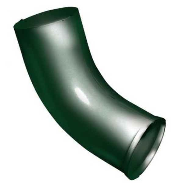 Водосток Grand Line 125x90 – Колено сливное RAL 6005 купить в Гагарине