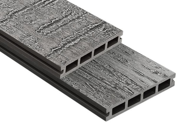 Террасная доска ДПК Outdoor 3D VIRGINIA/COLORADO темно-серая купить в Гагарине