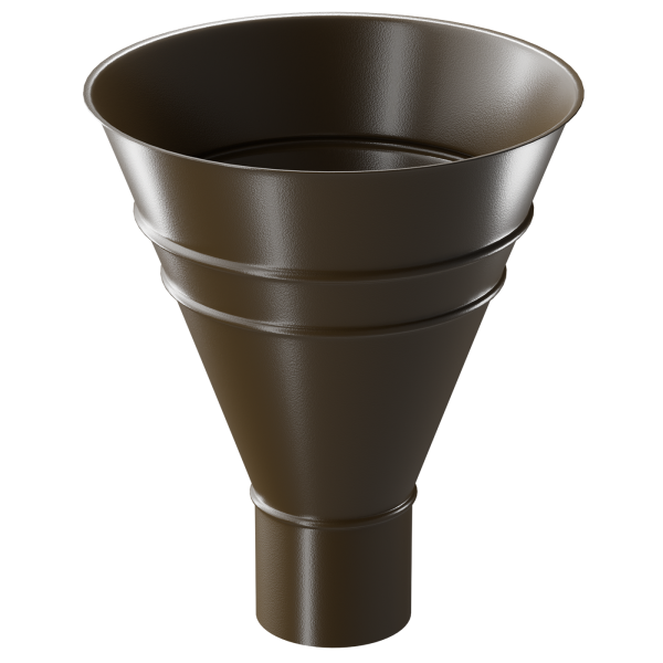 Воронка водосборная Döcke STAL PREMIUM, Каштан купить в Гагарине