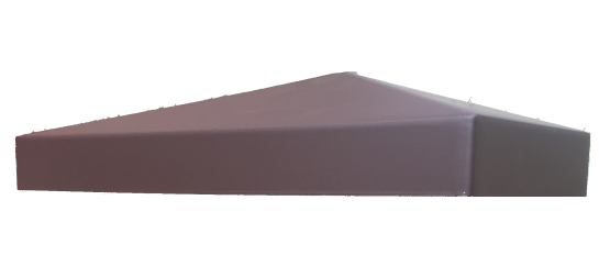 Крышка столба коричневая купить в Гагарине