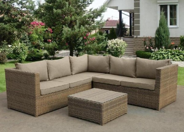 Комплект мебели AFINA плетеной из иск. ротанга YR825B Beige купить в Гагарине