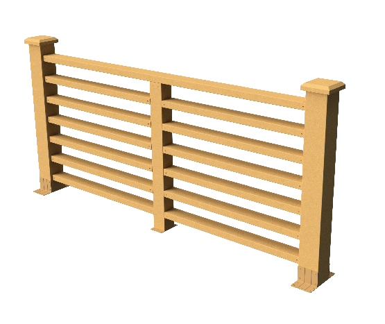 Ограждения декоративное ДПК GRINDERDECO Марсело песчаник купить в Гагарине