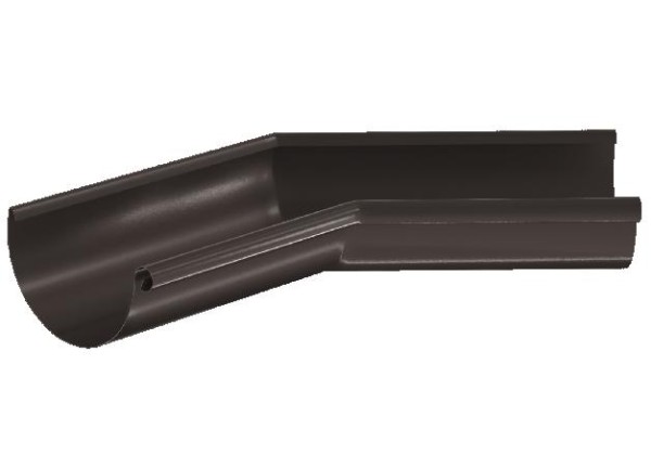 Водосток Aquasistem, система 150/100 - Угол желоба,внутренний 135° RR 32 Тёмно-Коричневый купить в Гагарине