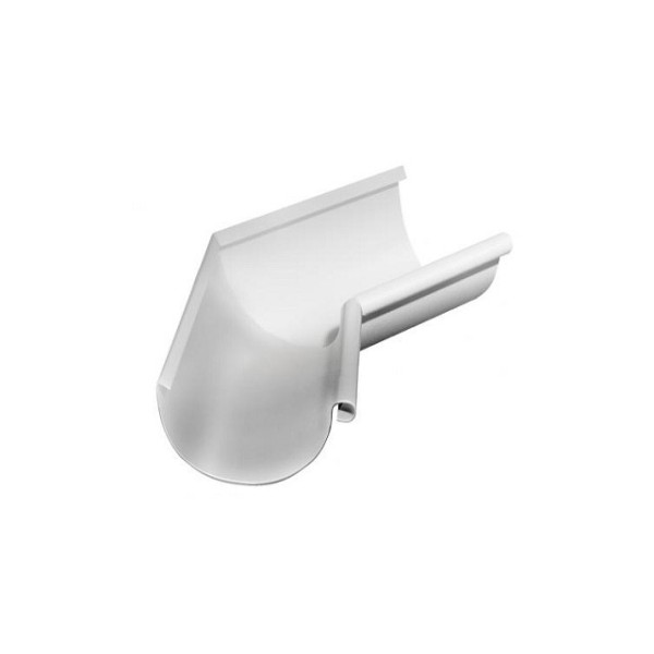 Водосток Grand Line 150x100 – Угол внутренний 135° RAL 9003 купить в Гагарине