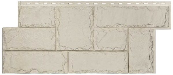 Фасадная панель T-Сайдинг-МАРСЕЛЬ ЭКО-1 Уайт купить в Гагарине