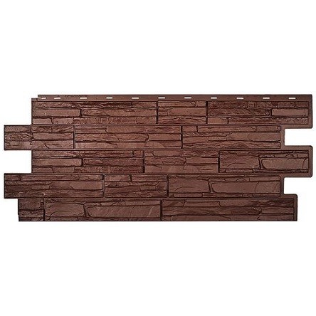 Фасадная панель T-Сайдинг-Альпийская сказка Коричневый купить в Гагарине