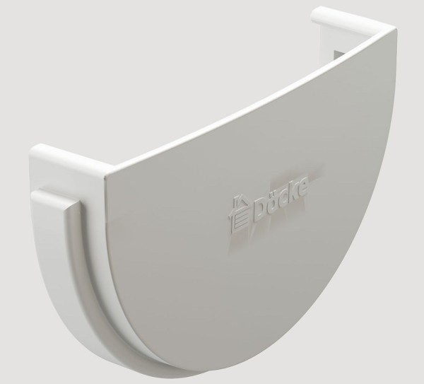 Заглушка желоба ПВХ Docke STANDART пломбир купить в Гагарине