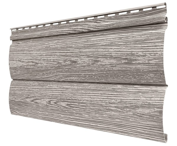 Виниловый сайдинг tecos, серия lux - оцилиндрованный брус двойной, - алтайская берёза купить в Гагарине