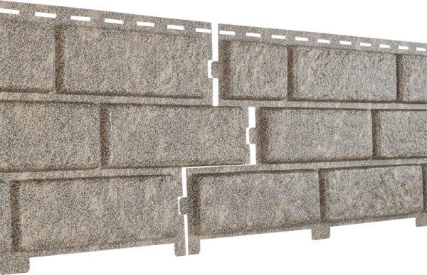 Фасадная панель Ю-Пласт Стоун Хаус Кирпич Бежевый купить в Гагарине