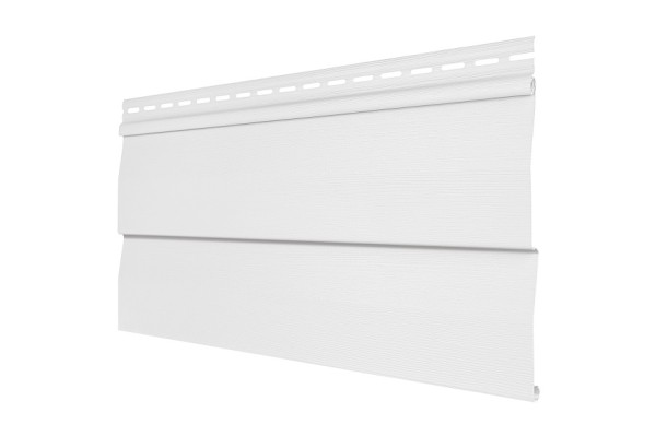 Виниловый сайдинг Tecos - корабельный брус, белый купить в Гагарине