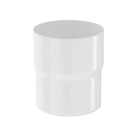 Водосток Aquasistem, система 125x90 - Соединитель трубы RR 20 Мраморно-белый купить в Гагарине