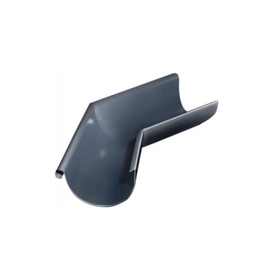 Водосток Grand Line 150x100 – Угол желоба наружный 135° RAL 7024