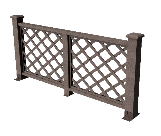 Ограждения декоративное ДПК GRINDERDECO Ламбет венге купить в Гагарине