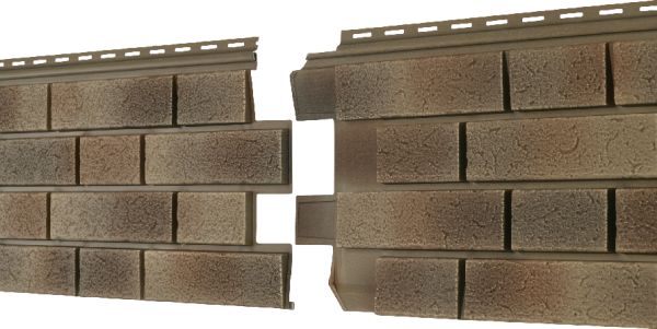 Фасадная панель Ю-пласт Стоун Хаус S-Lock Клинкер Нордик песок купить в Гагарине