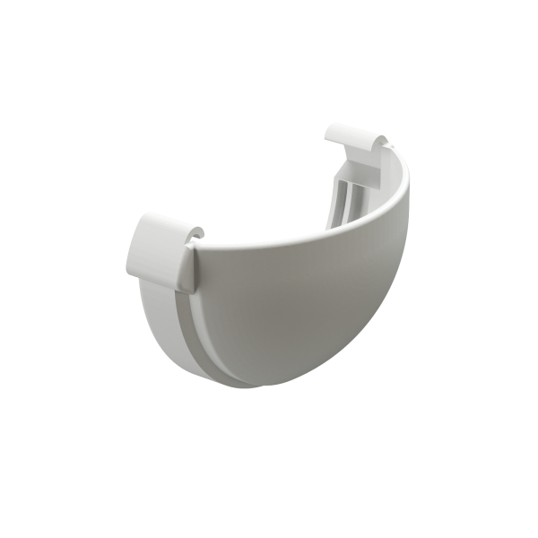 Заглушка желоба Docke Lux ПВХ Пломбир купить в Гагарине