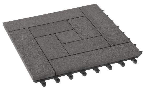 Модульный паркет ДПК GRINDERDECO Люкс 10 Серый базальт купить в Гагарине